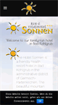Mobile Screenshot of kurhotel-sonnen.de